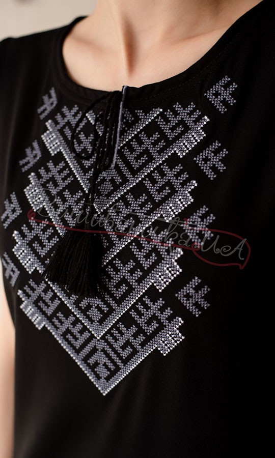 Футболка з гометричним узором 5140 - фото 3 vishivano4ka.com.ua