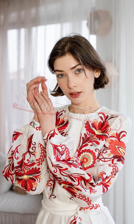 Сукня з яскравим візерунком 4673 - фото 3 vishivano4ka.com.ua