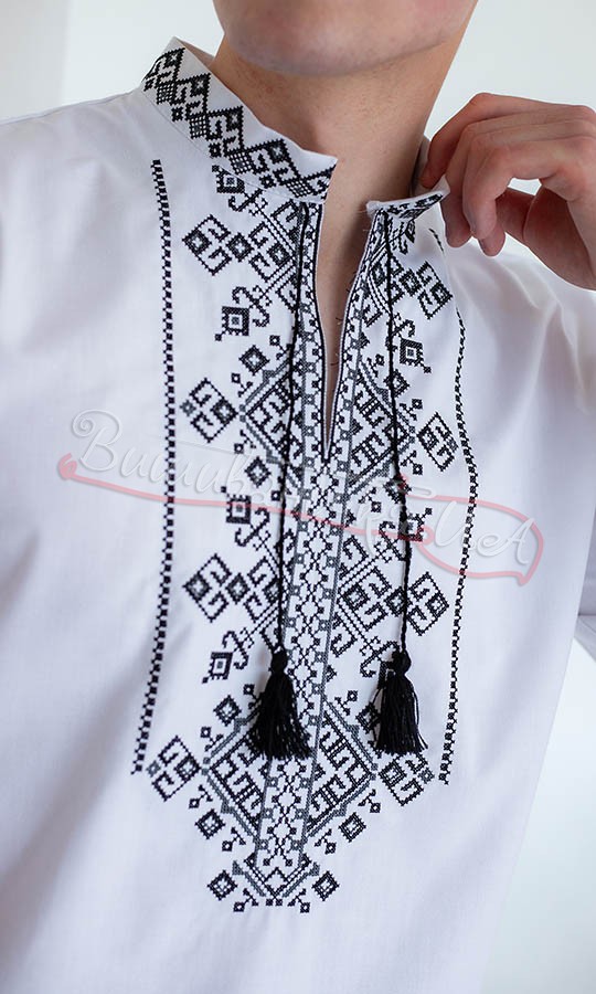 Сорочка з вишивкою на короткий рукав 3176-5к - фото 4 vishivano4ka.com.ua