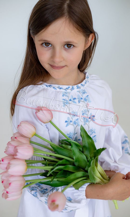 Платье для девочки с орнаментом 829-3 - фото 3 vishivano4ka.com.ua