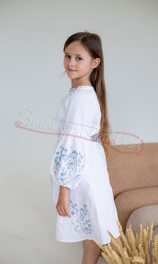 Платье для девочки с орнаментом 829-3 - фото 4 vishivano4ka.com.ua