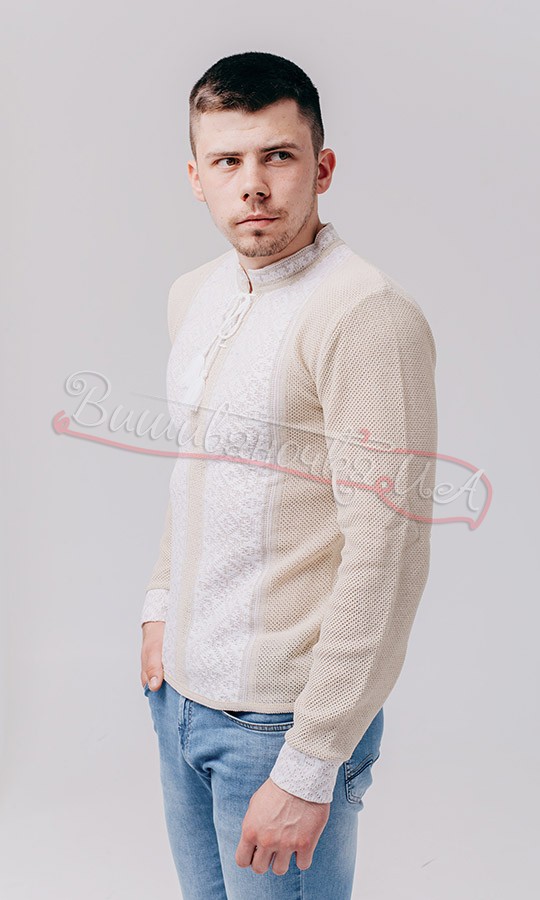 Вязана вишиванка чоловіча 5286 - фото 3 vishivano4ka.com.ua