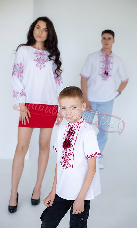 Парный набор вышиванок 7074 - фото 4 vishivano4ka.com.ua