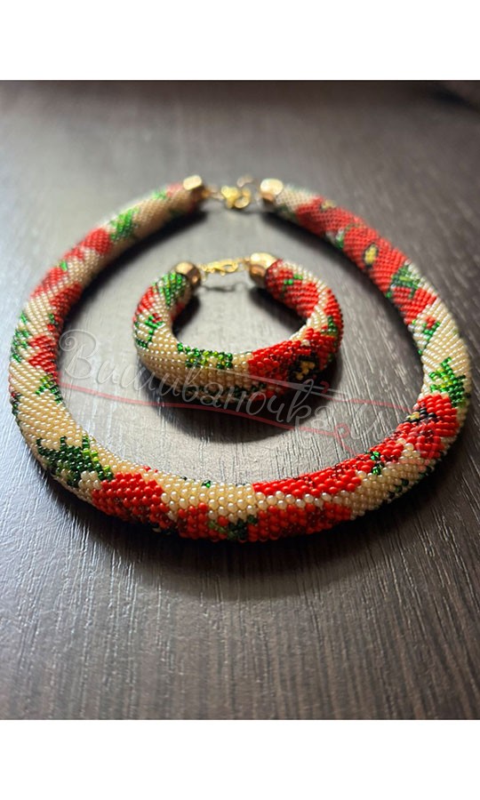 Аксесуари з бісеру Д39 - фото 4 vishivano4ka.com.ua