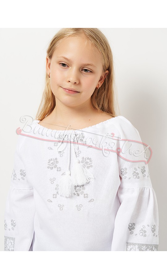 Вышитая блуза для девочки 918-1 - фото 3 vishivano4ka.com.ua