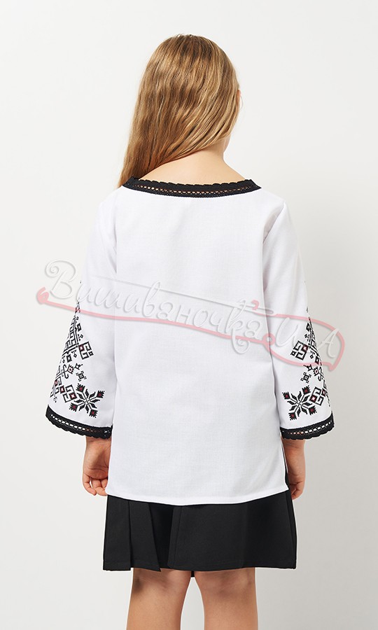 Вышиванка для девочки 9046-4 - фото 4 vishivano4ka.com.ua