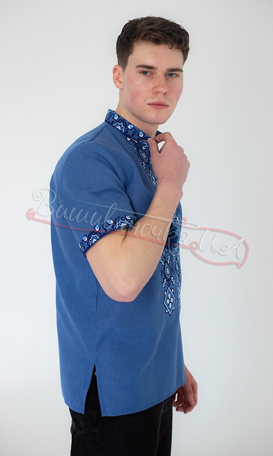 Вишиванка на короткий рукав 368-42к - фото 4 vishivano4ka.com.ua