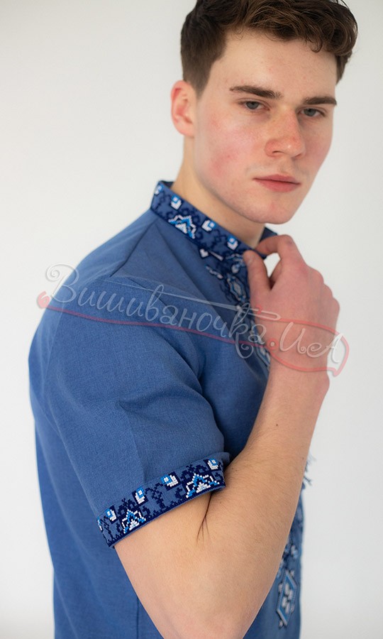 Вишиванка на короткий рукав 368-42к - фото 5 vishivano4ka.com.ua