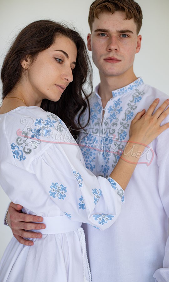 Вышитый комплект для пары 7354 - фото 3 vishivano4ka.com.ua