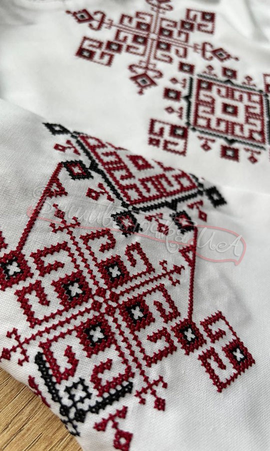 Рубашка с вышивкой для девочки 9176-4 - фото 6 vishivano4ka.com.ua