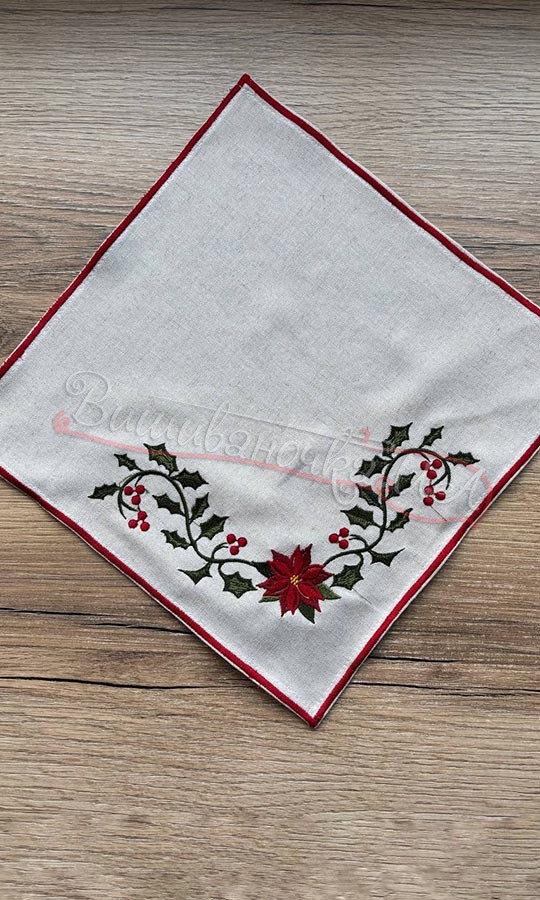 Рождественская салфетка РС02 - фото 1 vishivano4ka.com.ua