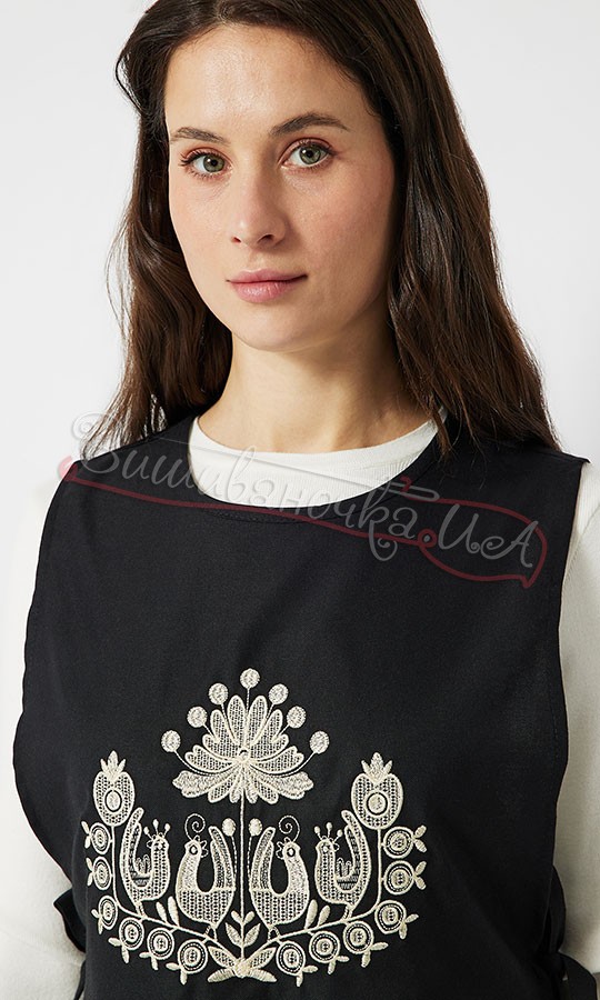Жилетка жіноча з вишивкою Ж0110-1 - фото 3 vishivano4ka.com.ua