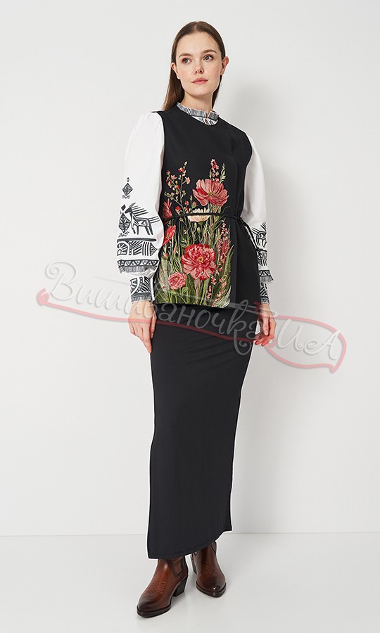 Вишита жіноча жилетка 0205 - фото 3 vishivano4ka.com.ua