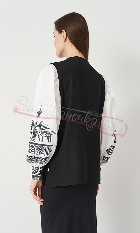 Вишита жіноча жилетка 0205 - фото 4 vishivano4ka.com.ua