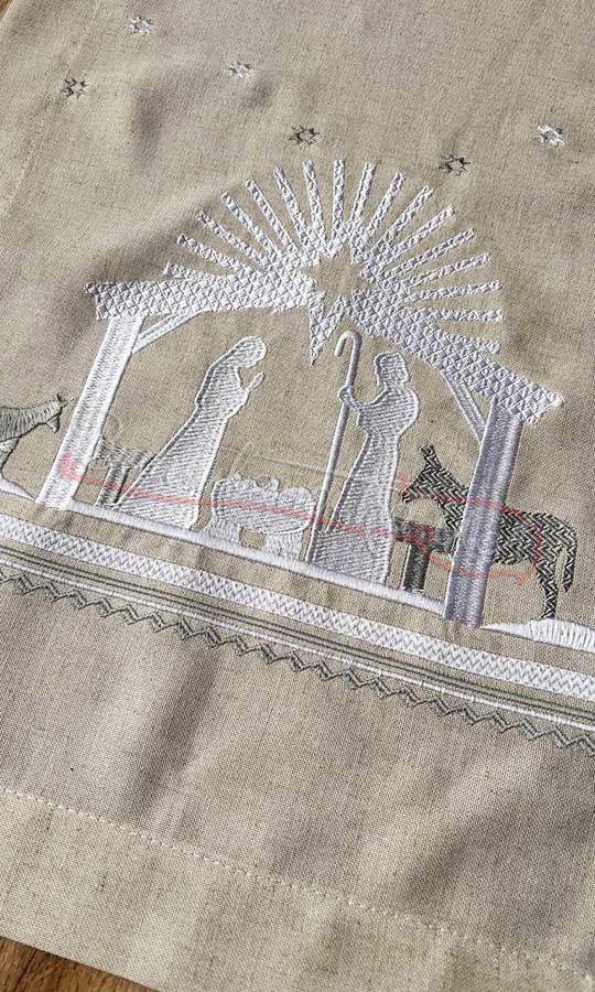 Ранер з різдвяною вишивкою Р03 - фото 4 vishivano4ka.com.ua