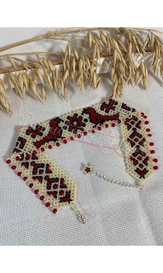 Чокер из бисера СЛ28 - фото 3 vishivano4ka.com.ua