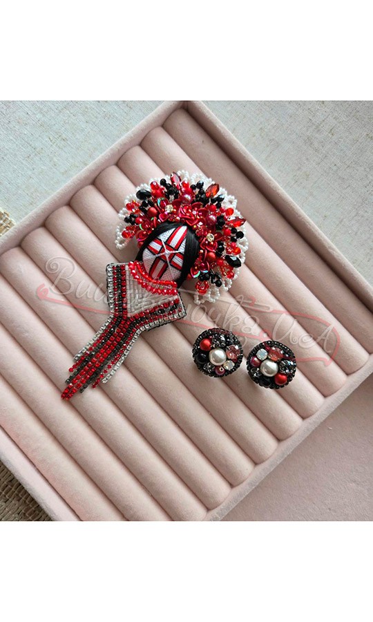 Брошка-мотанка ББ06 - фото 2 vishivano4ka.com.ua