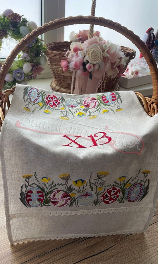 Вишитий пасхальний рушник 07.1 - фото 3 vishivano4ka.com.ua