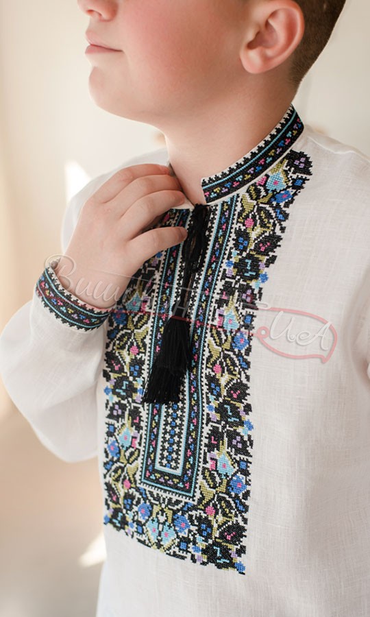 Борщівська вишиванка для хлопчика 4456 - фото 3 vishivano4ka.com.ua