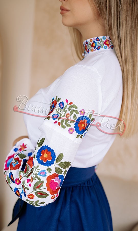 Вышиванка с красочным узором 2280 - фото 4 vishivano4ka.com.ua