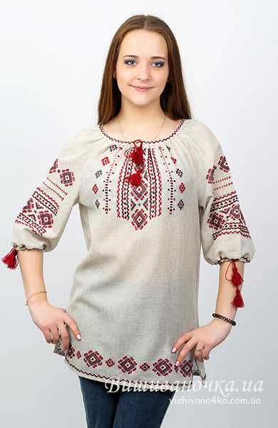 Жіноча вишиванка ручної роботи РВ04 - фото 1 vishivano4ka.com.ua
