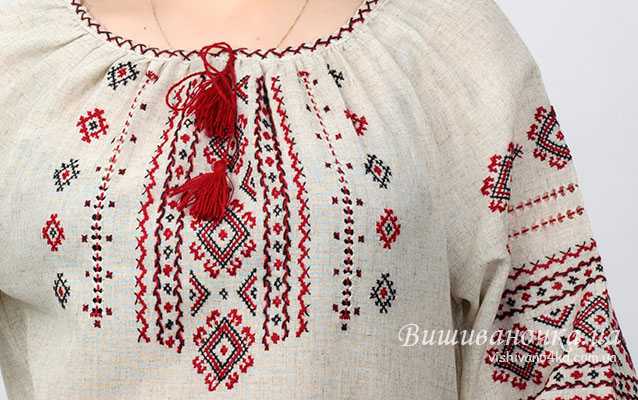 Жіноча вишиванка ручної роботи РВ04 - фото 2 vishivano4ka.com.ua