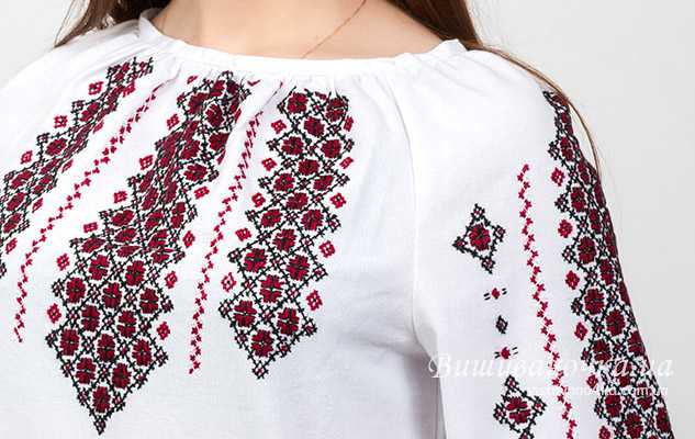 Жіноча вишиванка ручної роботи РВ13 - фото 2 vishivano4ka.com.ua