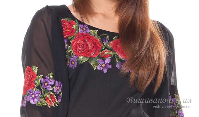 Плаття жіноче святкове СЛ 066 - фото 3 vishivano4ka.com.ua