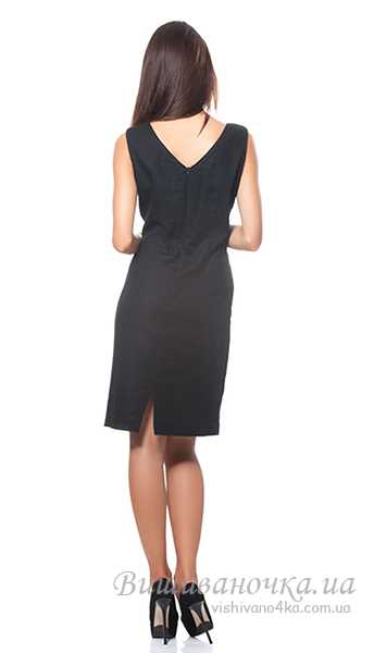 Женское платье с вышивкой СЛ 067ч - фото 2 vishivano4ka.com.ua