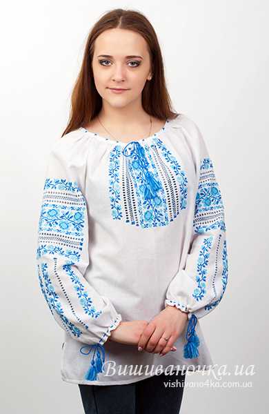 Жіноча вишиванка, ручної роботи УМ14 - фото 1 vishivano4ka.com.ua