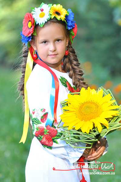 Віночок з стрічками, на дівчинку 0210 - фото 1 vishivano4ka.com.ua