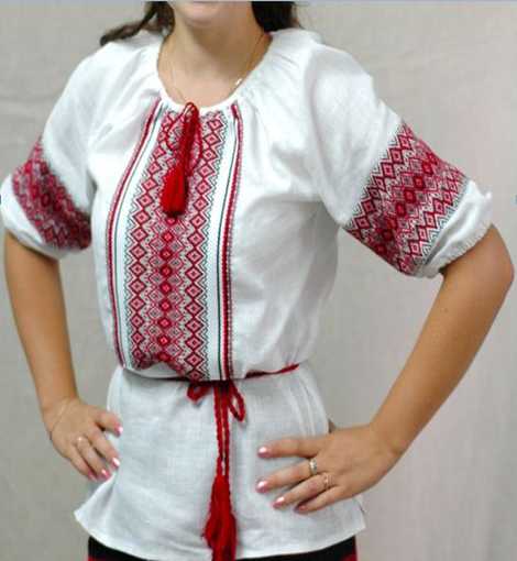 Вышиванка женская, хлопок 0041 - фото 1 vishivano4ka.com.ua