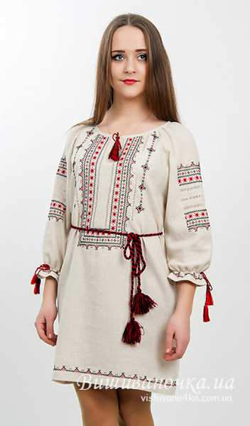 Жіноче плаття з вишивкою ЖплД 013 - фото 1 vishivano4ka.com.ua